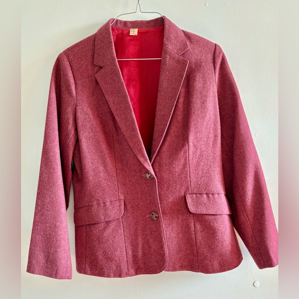 Women's Classic Maroon Blazer